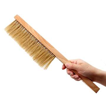 M.Z.A Horse Hair Bee Brush - Durable Beekeeping Tool