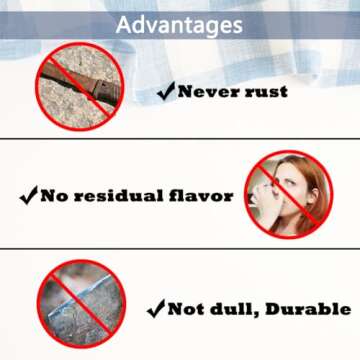 WACOOL 3-Piece Ceramic Knife Set with Sheaths