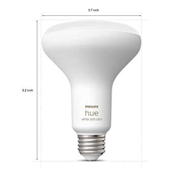 Philips Hue White & Color Ambiance BR30 Smart Bulb