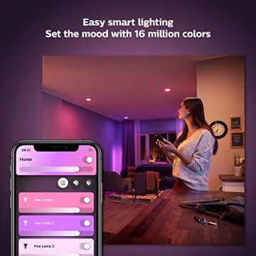 Philips Hue White & Color Ambiance BR30 Smart Bulb