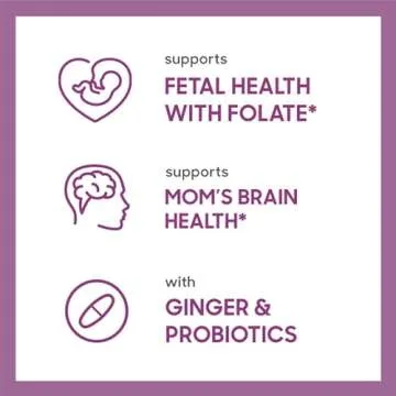 Rainbow Light Prenatal One High Potency Daily Multivitamin with Folate, Ginger and Probiotics; Supports Mom and Baby from Conception to Nursing; Vegan, 150 Tablets,* Pack May Vary