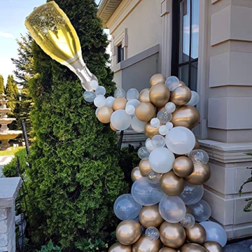 Champagne Bottle Balloon Kit for Celebrations and Events