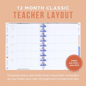 Happy Planner 2024-2025 Academic Planner for Teachers