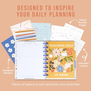 Happy Planner 2024-2025 Academic Planner for Teachers