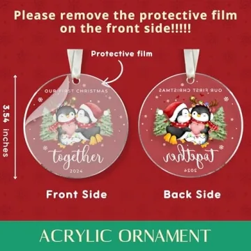 First Christmas Together Penguin Ornament 2024