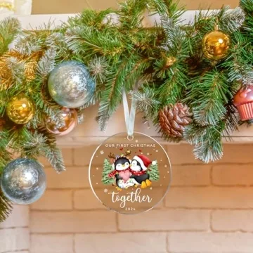 First Christmas Together Penguin Ornament 2024