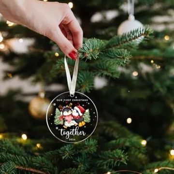 First Christmas Together Penguin Ornament 2024