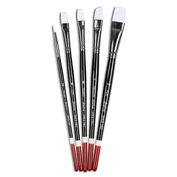 Angelus Paint Brush Set for Acrylic and Craft Painting (5 pcs)