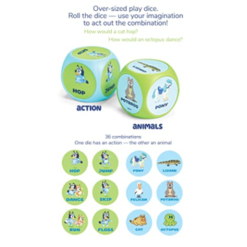 BLUEY Wackadoo Dice Game - Fun for All Ages Today!