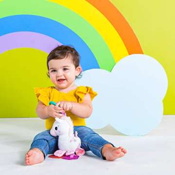 Bright Starts Unicorn Plush Toy for Infants - Fun & Functional!