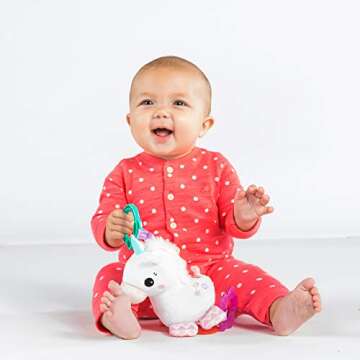 Bright Starts Unicorn Plush Toy for Infants - Fun & Functional!