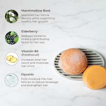 Eco-Friendly Shampoo & Conditioner Bar Set for Healthy Hair