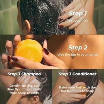 Eco-Friendly Shampoo & Conditioner Bar Set for Healthy Hair