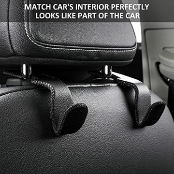 TISOHUGO Car Headrest Hooks - Stylish Purse Holders