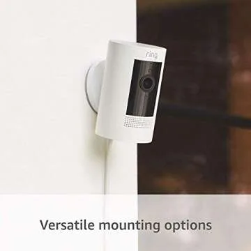 Ring Stick Up Cam Plug-In, Weather-Resistant Security Camera