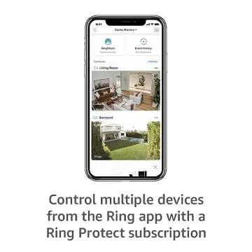 Ring Stick Up Cam Plug-In, Weather-Resistant Security Camera
