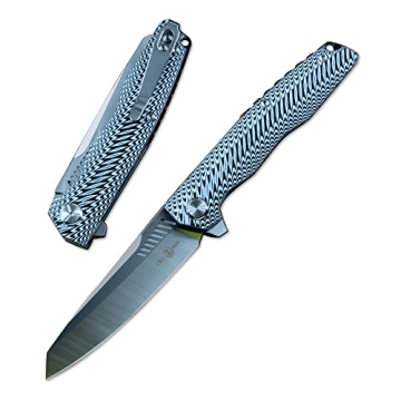 TwoSun TS16 G10 Handle Folding Knife with D2 Blade