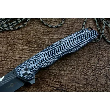TwoSun TS16 G10 Handle Folding Knife with D2 Blade