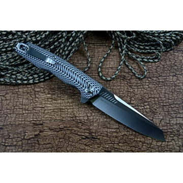 TwoSun TS16 G10 Handle Folding Knife with D2 Blade