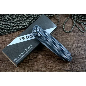 TwoSun TS16 G10 Handle Folding Knife with D2 Blade