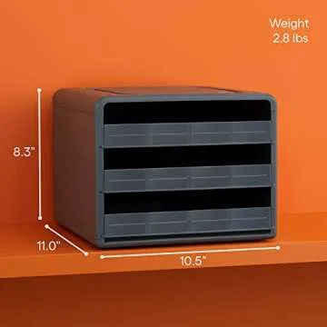 YouCopia SpiceStack Adjustable Spice Rack 24-Bottle Organizer for Cabinet or Pantry Storage, Granite