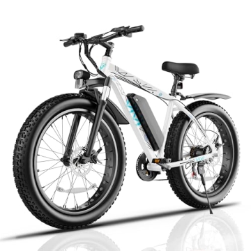 Vivi F26FUL Electric Bike Peak 1000W 26" x 4.0 Fat Tire Electric Bike with 48V 13Ah Removable Batter...