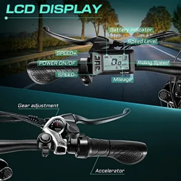 Vivi F26FUL Electric Bike Peak 1000W for All Terrain