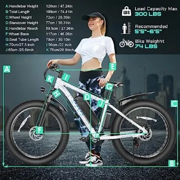 Vivi F26FUL Electric Bike Peak 1000W for All Terrain
