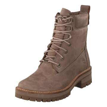 Timberland Women's Courmayeur Valley 6" Boot Mid Calf, Taupe Nubuck, 085 Medium US