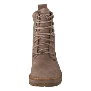 Timberland Women's Courmayeur Valley 6" Boot Mid Calf, Taupe Nubuck, 085 Medium US