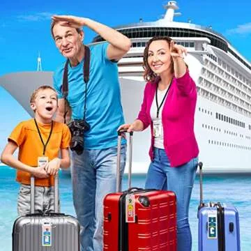 Cruise Luggage Tag Holders Waterproof & Secure for Cruises