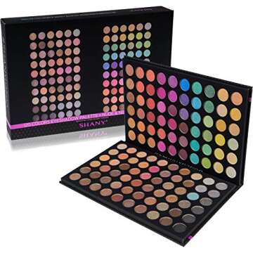 SHANY Ultimate Fusion - 120 Color Highly Pigmented Makeup Palette Long Lasting Blendable Natural Col...