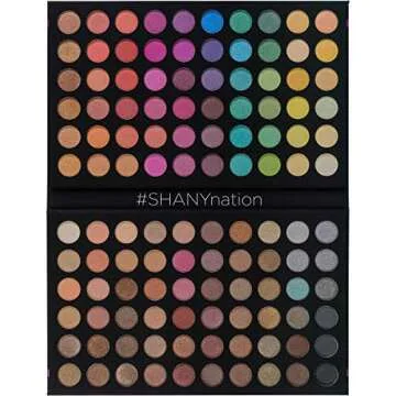 SHANY Ultimate Fusion - 120 Color Highly Pigmented Makeup Palette Long Lasting Blendable Natural Colors Eye shadow Palette Natural Nude and Neon Combination