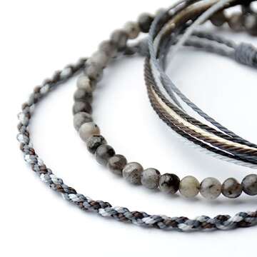 Handmade Natural Stone Beaded Healing Bracelet for Men