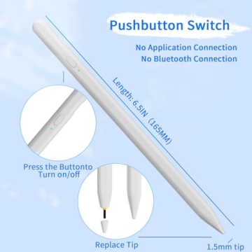 Stylus Pens Universal Fine Point Pencil for All Touch Screens