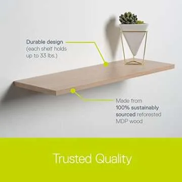 Delta Floating Shelves - Modern and Easy Installation