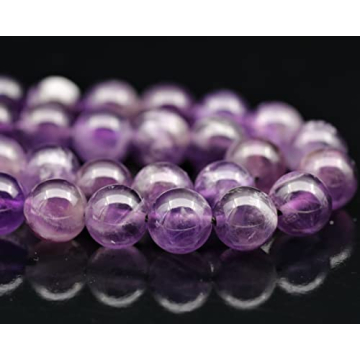 Natural Amethyst Beaded Choker - Genuine Purple Crystal Necklace, Healing Gemstone Fashion Jewelry