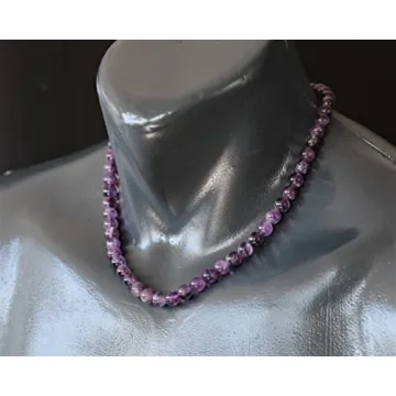 Natural Amethyst Beaded Choker for Healing and Style