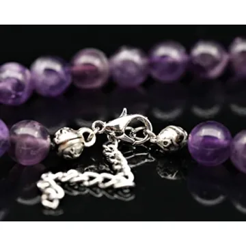 Natural Amethyst Beaded Choker for Healing and Style