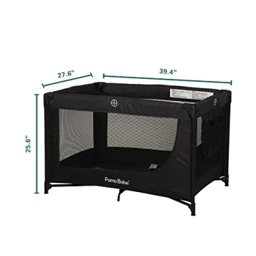 Pamo Babe Portable Crib: Lightweight Playpen with Mattress