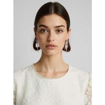 Xioose Rhinestones Earrings for Women silver rhinestone earrings Sparkly Long Linear Dangle Earrings Dangle Tassels Statement Earrings Bridal Wedding (Yellow Crystal Bow)