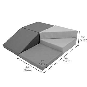 Factory Direct Partners SoftScape Playtime Corkscrew Climber for Infants and Toddlers - Colorful Ind...