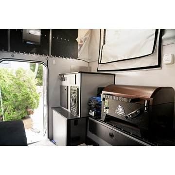 PIT BOSS 10697 Table Top Wood Grill with Temp Control