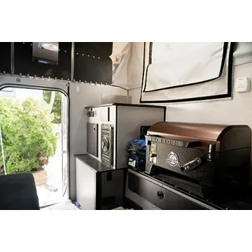 PIT BOSS 10697 Table Top Wood Grill with Temp Control