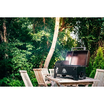 PIT BOSS 10697 Table Top Wood Grill with Temp Control