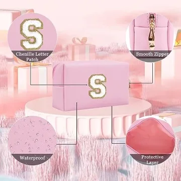 Personalized Initial Makeup Bag - Cute & Stylish Gift