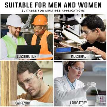 BISON LIFE Safety Glasses for Maximum Eye Protection