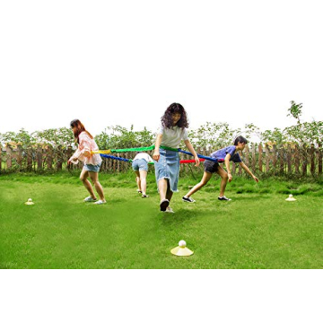 Hiverst 12ft Stretch Latex Band Team Building Game