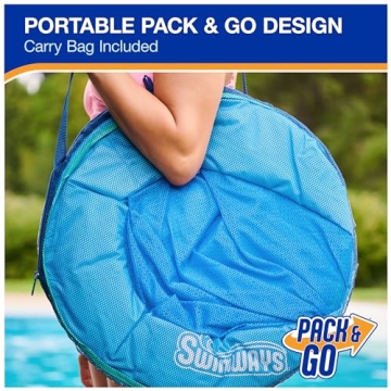 SwimWays Premium Hammock Pool Lounger Fast Inflation Comfort