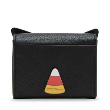 Betsey Johnson Black Cat Bifold Wallet